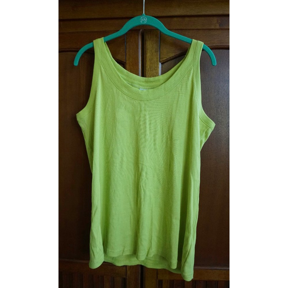 Lime Green Avenue Tank Top